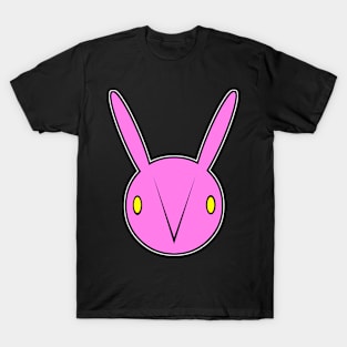 Pink Vabbit face T-Shirt